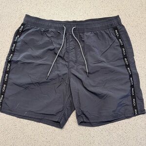 RVCA Charcoal Swim Trunks